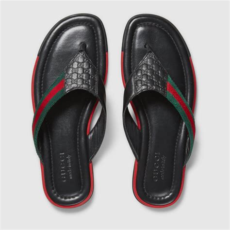 gucci thong sandal mens|gucci sandals men price.